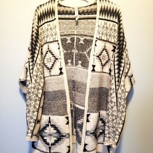 Aeropostale aztex cardigan sweater